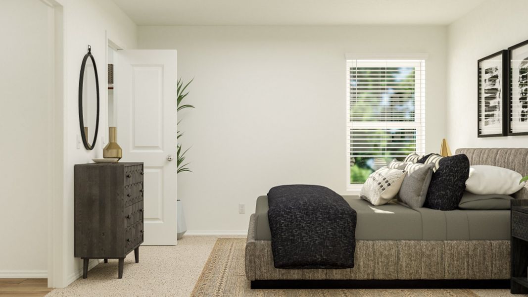 Furnished interior in a model home at Trinity Crossing: Cottage Collection in Forney (Image 19). Furnished interior in a model home at Trinity Crossing: Cottage Collection in Forney (Image 19).