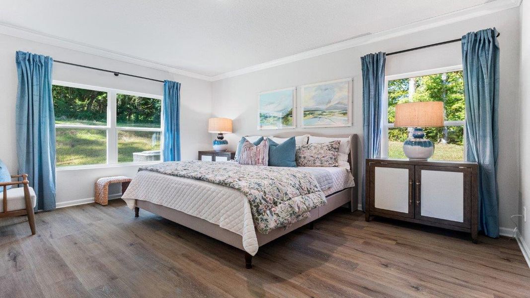 Furnished interior in a model home at Olson Ridge in Tallahassee (Image 7).