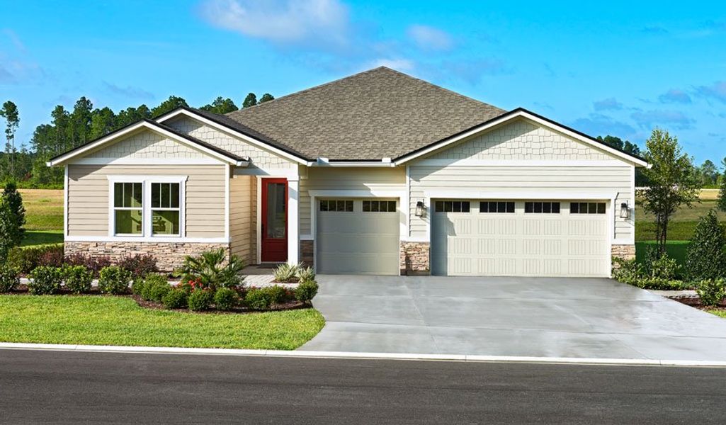 Front exterior of a home in the TrailMark II community, located in St. Augustine, FL (Image 11). Front exterior of a home in the TrailMark II community, located in St. Augustine, FL (Image 11).