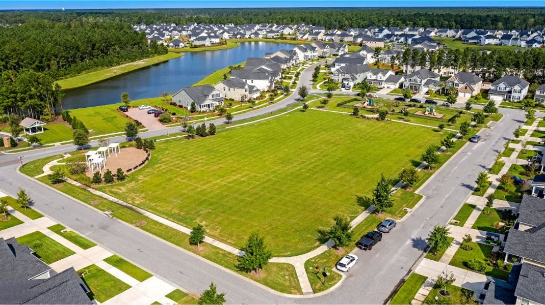 Lindera Preserve aerial of park