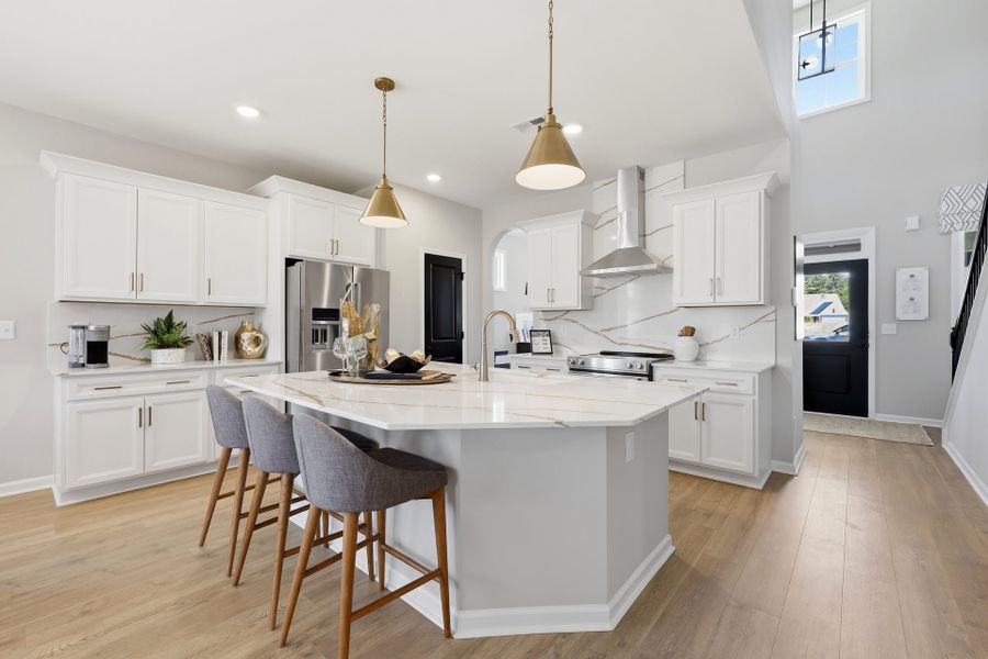 Furnished interior in a model home at Legacy Lakes in Aberdeen (Image 24).