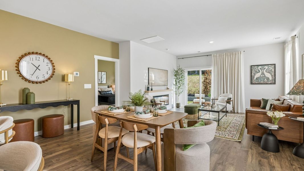 Furnished interior in a model home at Reserve at Hickory Ridge in Columbia (Image 76).