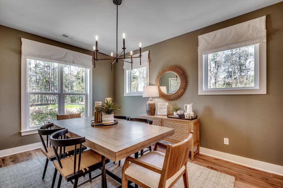 Furnished interior in a model home at Northbrook in Murrells Inlet (Image 8).