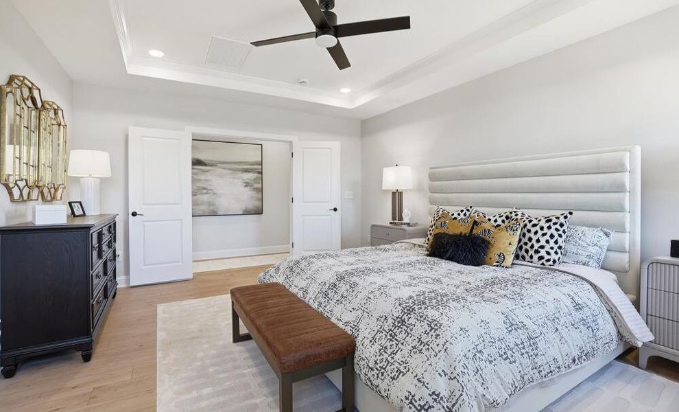 Furnished interior in a model home at Chasewood in Charlotte (Image 12). Furnished interior in a model home at Chasewood in Charlotte (Image 12).