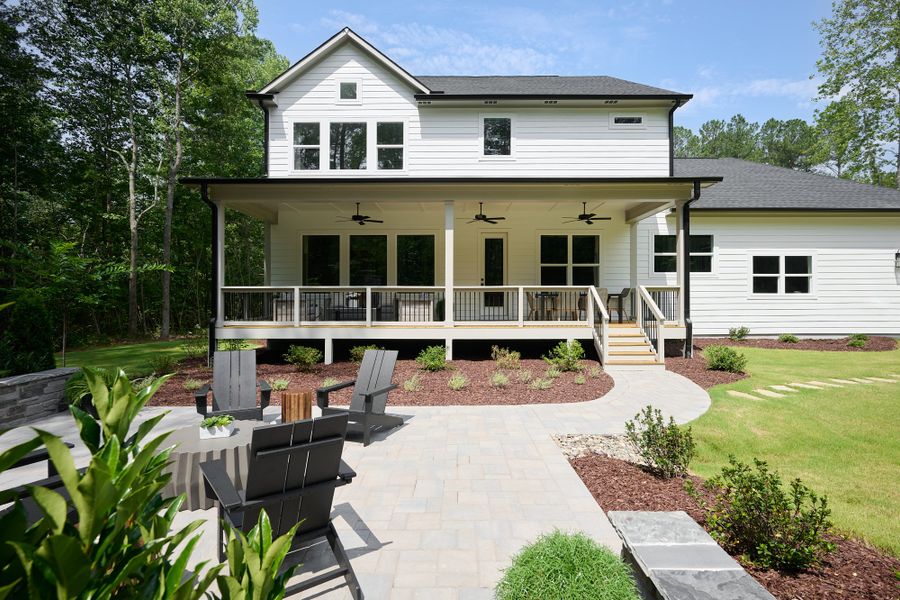 Exterior details of a home in Flatiron Forest, Pittsboro (Image 2). Exterior details of a home in Flatiron Forest, Pittsboro (Image 2).