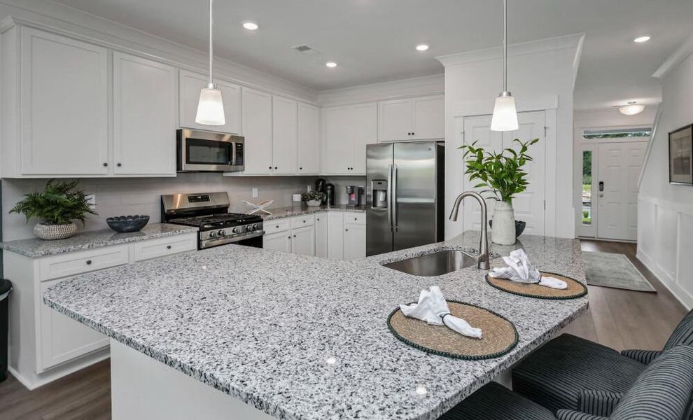 Furnished interior in a model home at Ferry Grove in Lexington (Image 8).
