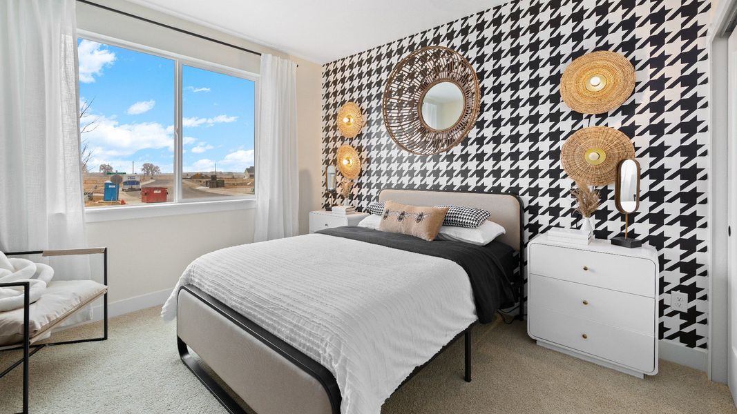 Furnished interior in a model home at Granary in Johnstown (Image 14).