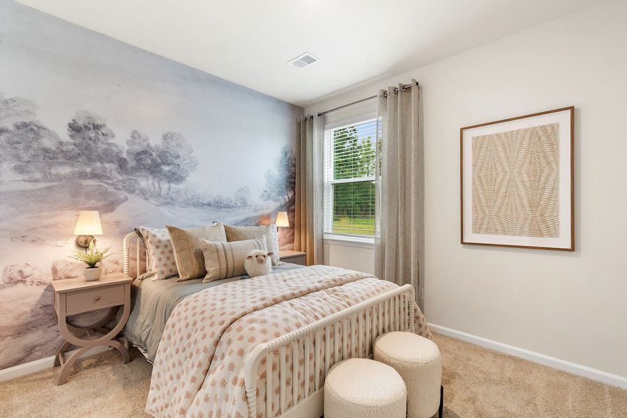 Furnished interior in a model home at Summerville in Darlington (Image 12). Furnished interior in a model home at Summerville in Darlington (Image 12).