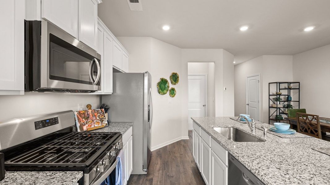 Furnished interior in a model home at Laurel Park Townhomes in Hephzibah (Image 8).