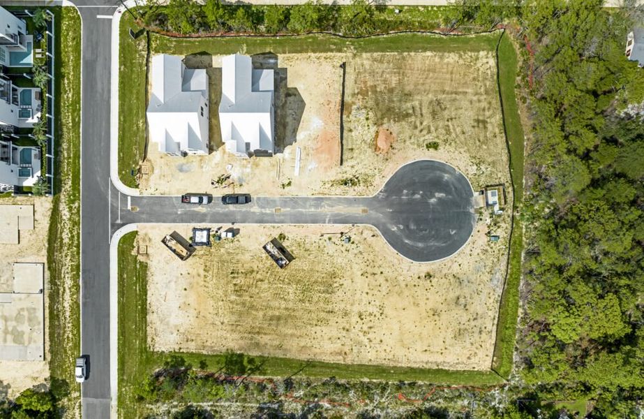 Site preparation and early development at Pearl Place in Santa Rosa Beach, FL (Image 8).