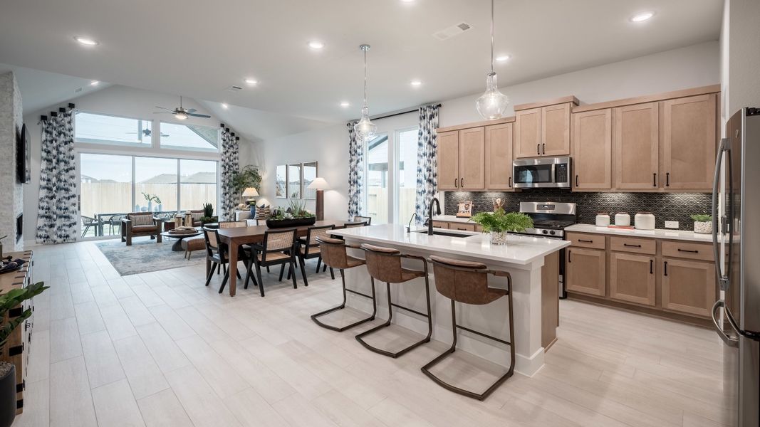Furnished interior in a model home at Oakhill Reserve in Tomball (Image 4). Furnished interior in a model home at Oakhill Reserve in Tomball (Image 4).