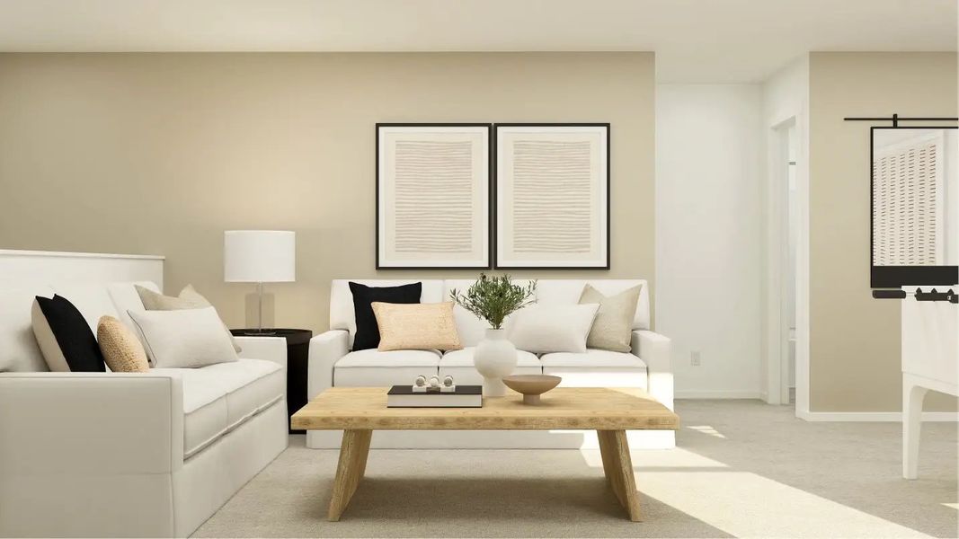 Furnished interior in a model home at Brookshire in Florence (Image 20).