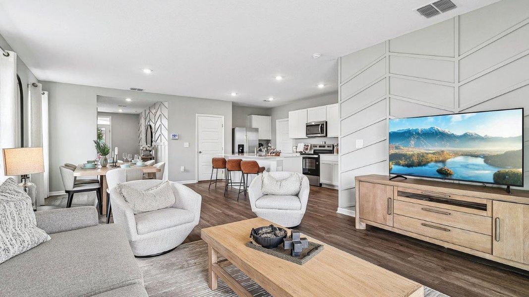 Furnished interior in a model home at Wynnstone in Davenport (Image 7).