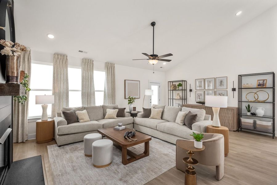 Furnished interior in a model home at Bradshaw Farms in Mount Juliet (Image 12).
