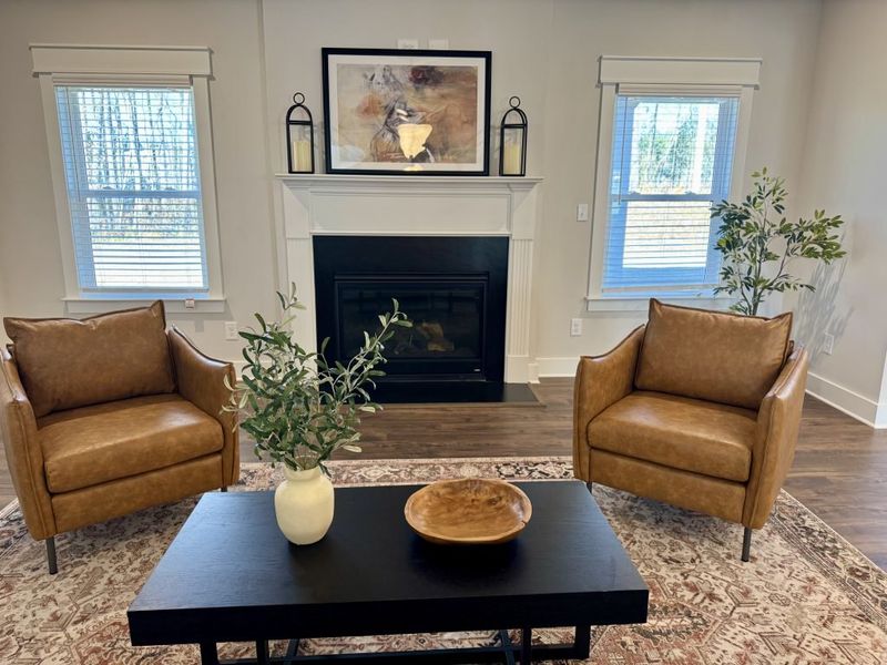 Furnished interior in a model home at Springside Reserve in Powder Springs (Image 39).