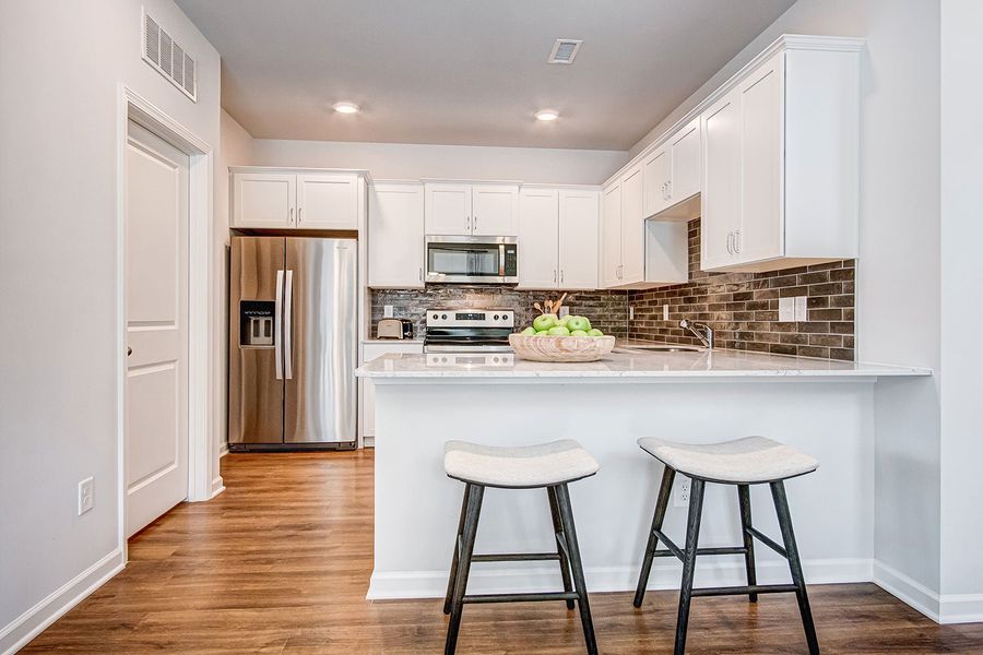 Furnished interior in a model home at Sandy Springs in Aberdeen (Image 29).