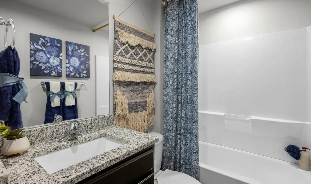 Furnished interior in a model home at Somerset at Sinton in Sinton (Image 8).