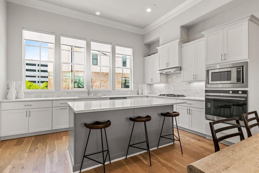 Furnished interior in a model home at Las Colinas Station in Irving (Image 18). Furnished interior in a model home at Las Colinas Station in Irving (Image 18).