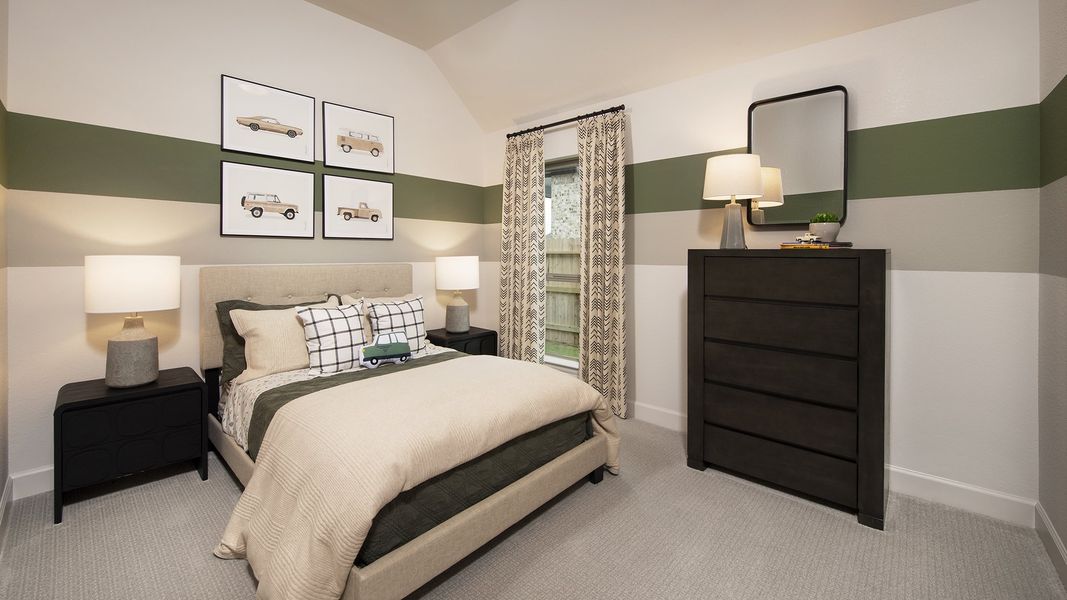 Furnished interior in a model home at Grange 50' in Katy (Image 16). Furnished interior in a model home at Grange 50' in Katy (Image 16).