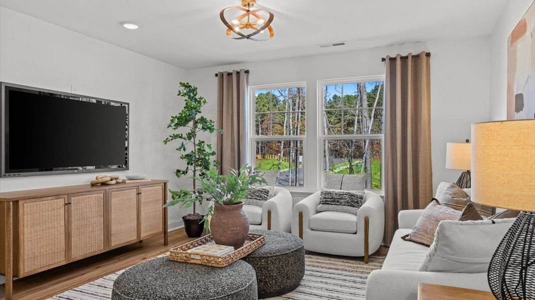 Furnished interior in a model home at Bellerose in Gibsonville (Image 21).