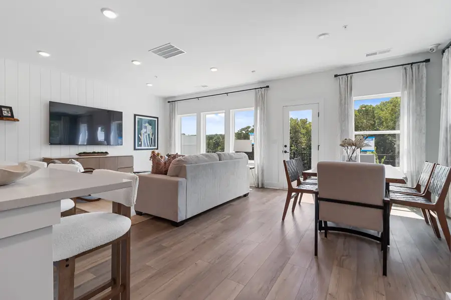 Furnished interior in a model home at Grandview Terrace in Canton (Image 5).