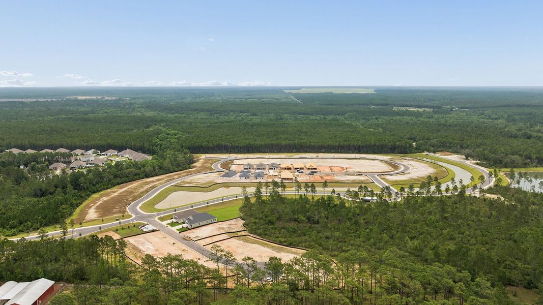 Site preparation and early development at Ashton Park Phase III in Freeport, FL (Image 10).
