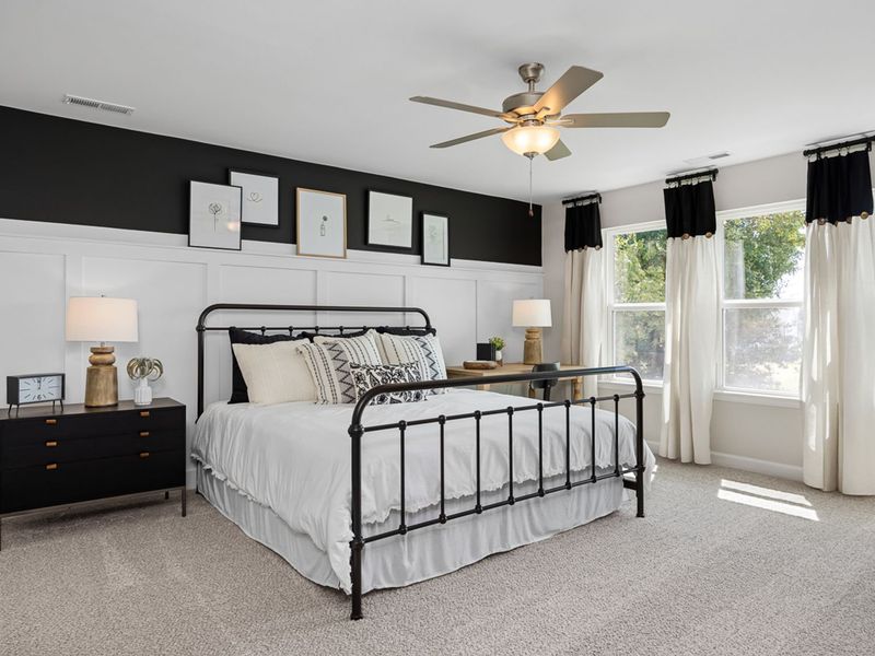 Furnished interior in a model home at Wellers Knoll in Lillington (Image 22).