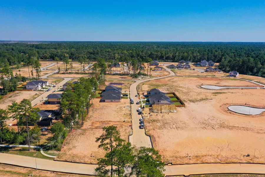 Site preparation and early development at Audubon 45' Homesites in Decker Prairie, TX (Image 24).