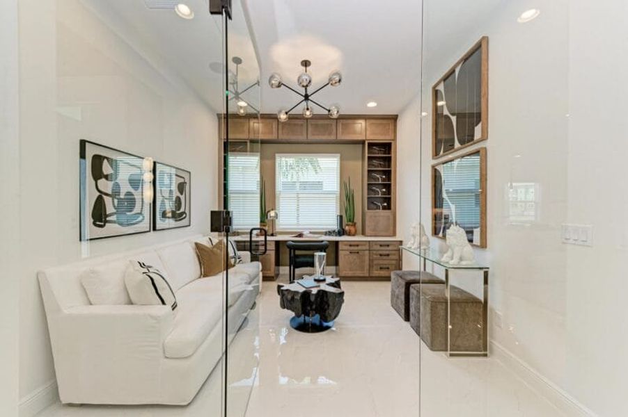 Furnished interior in a model home at Inspiration at Watercolor Place in Bradenton (Image 82). Furnished interior in a model home at Inspiration at Watercolor Place in Bradenton (Image 82).
