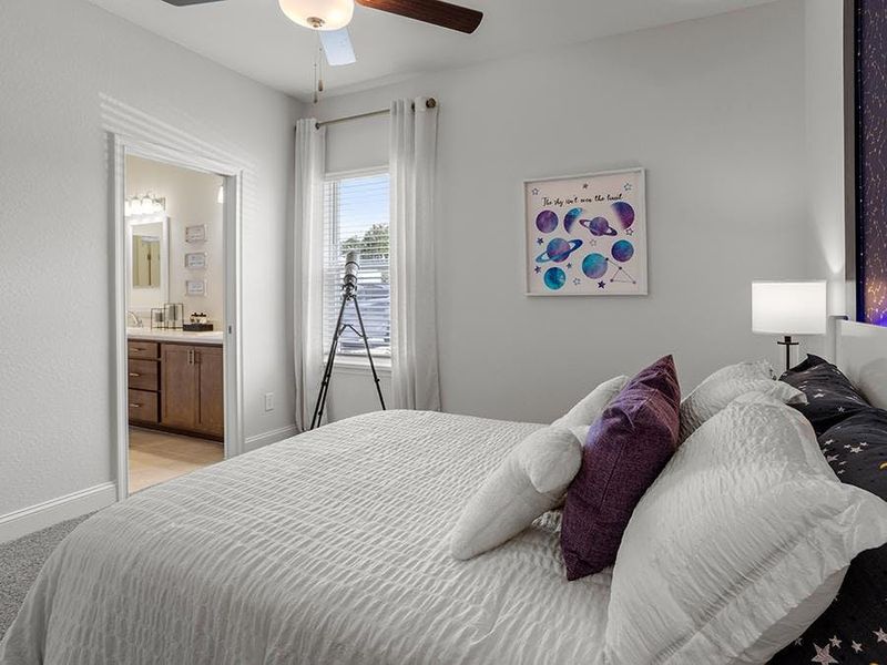 Secondary bedrooms provide space for everyone in your household - Waylyn home plan