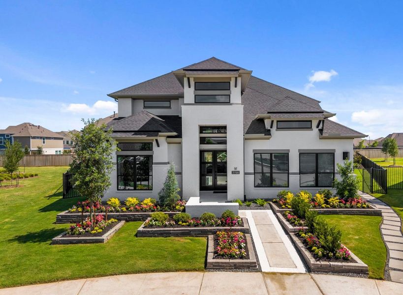Front exterior of a home in the Bridgeland community, located in Cypress, TX (Image 3). Front exterior of a home in the Bridgeland community, located in Cypress, TX (Image 3).