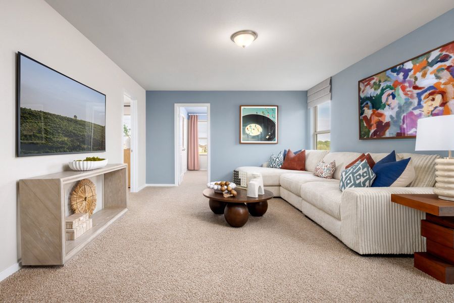 Furnished interior in a model home at Heartland in Heartland (Image 36).