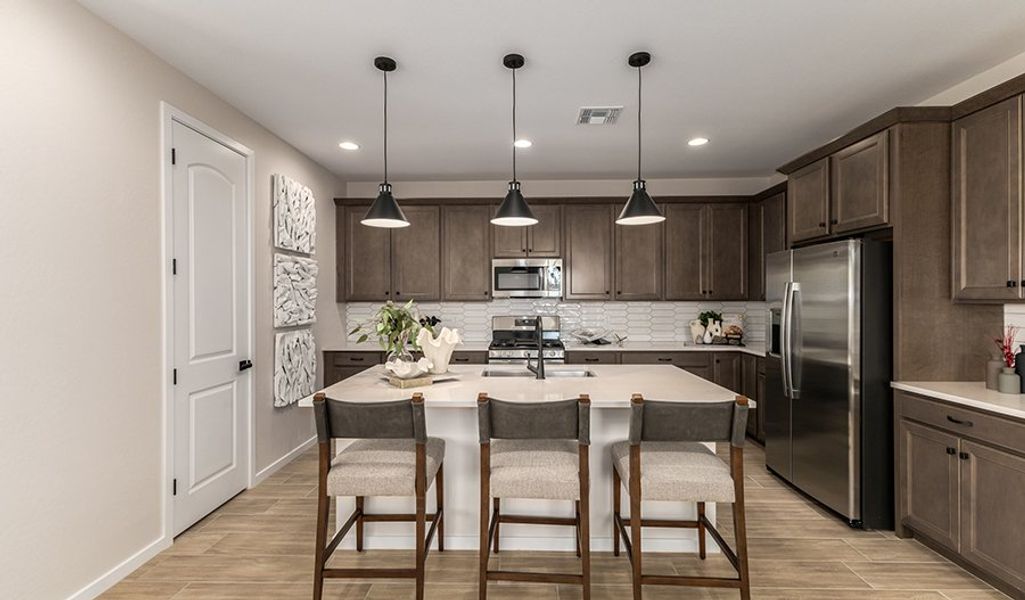 Furnished interior in a model home at Portfolio at White Tank Foothills in Waddell (Image 6).