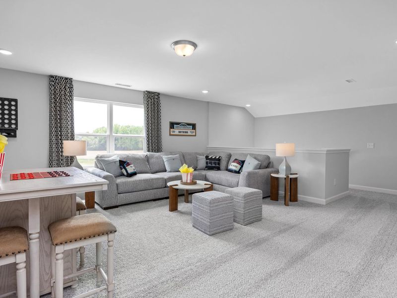 Furnished interior in a model home at Ashland in New Hill (Image 54). Furnished interior in a model home at Ashland in New Hill (Image 54).