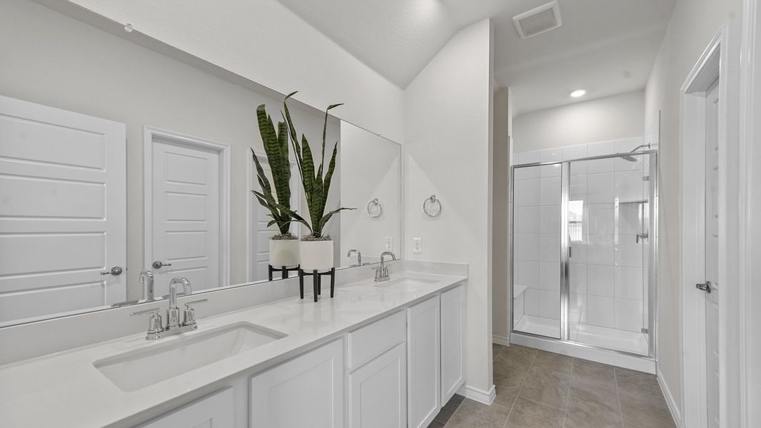 Furnished interior in a model home at Silverado in Aubrey (Image 50). Furnished interior in a model home at Silverado in Aubrey (Image 50).