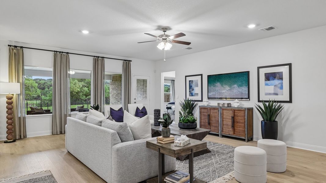 Furnished interior in a model home at Riverview in Georgetown (Image 8). Furnished interior in a model home at Riverview in Georgetown (Image 8).