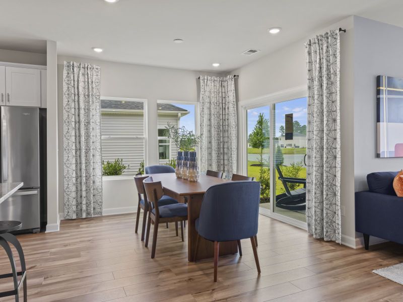 Furnished interior in a model home at Clear Pond - The Coastline Series in Myrtle Beach (Image 7).