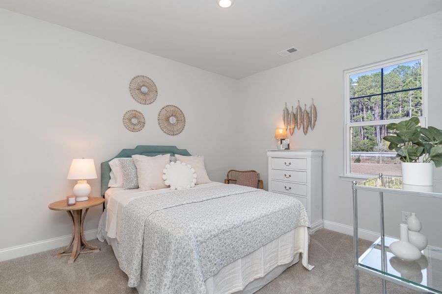 Furnished interior in a model home at Ranch Haven in Murrells Inlet (Image 17).