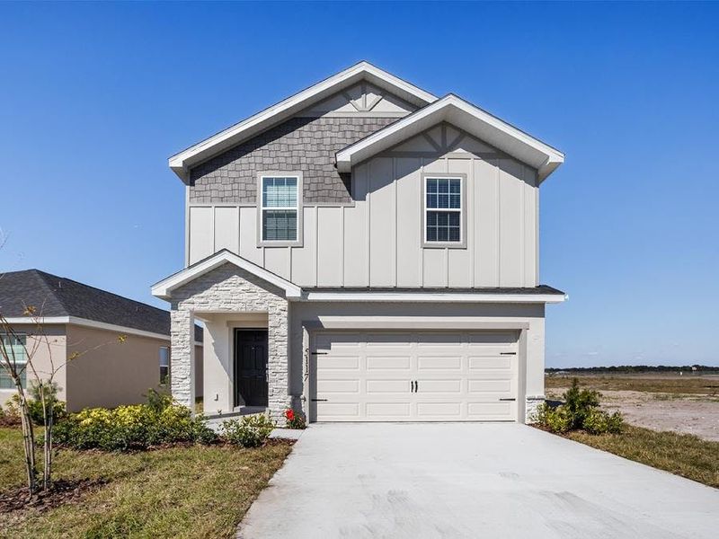 Choose from one and two-story homes - Blakely home plan