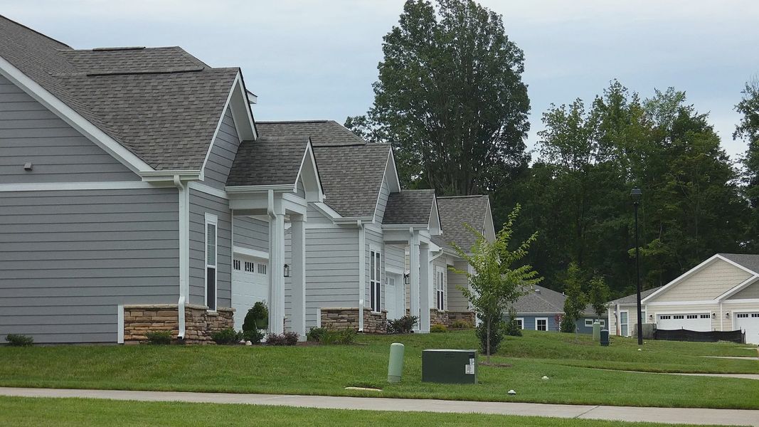 Front exterior of a home in the The Villas at Pinewood community, located in Asheboro, NC (Image 2). Front exterior of a home in the The Villas at Pinewood community, located in Asheboro, NC (Image 2).