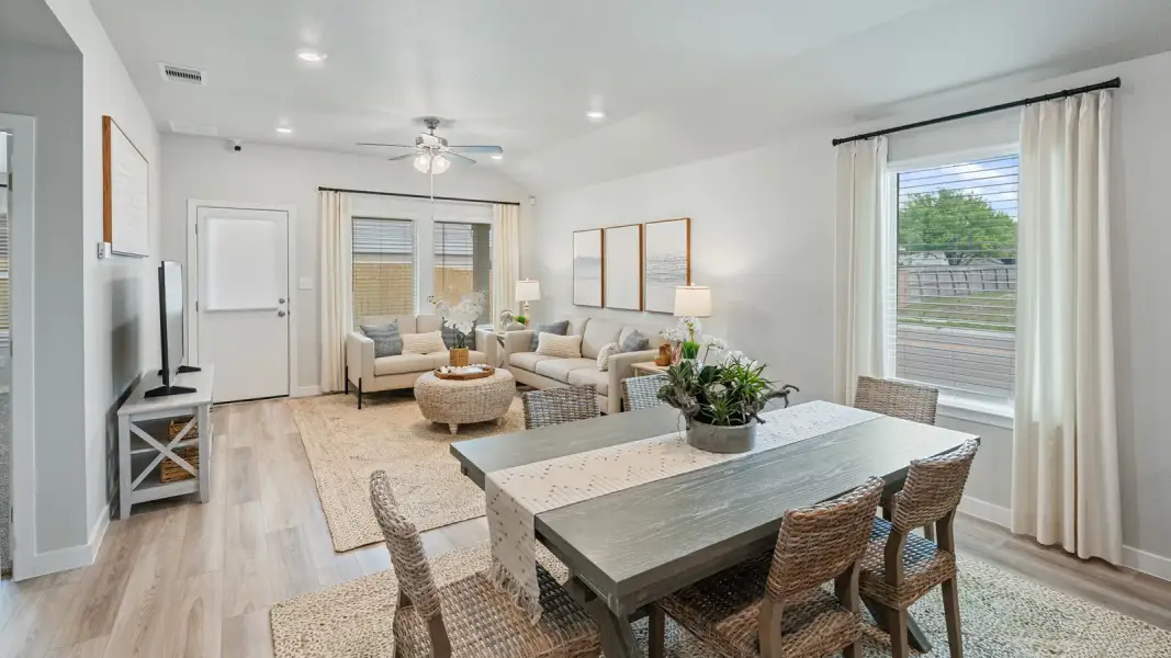 Furnished interior in a model home at Heritage Crossing in Corpus Christi (Image 8). Furnished interior in a model home at Heritage Crossing in Corpus Christi (Image 8).