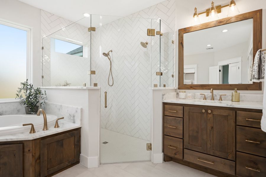 Furnished interior in a model home at Greenbrier in Bryan (Image 20). Furnished interior in a model home at Greenbrier in Bryan (Image 20).