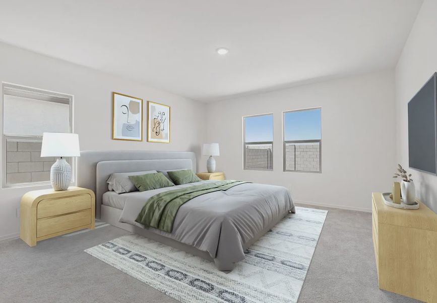 Furnished interior in a model home at The Trails in Phoenix (Image 5). Furnished interior in a model home at The Trails in Phoenix (Image 5).