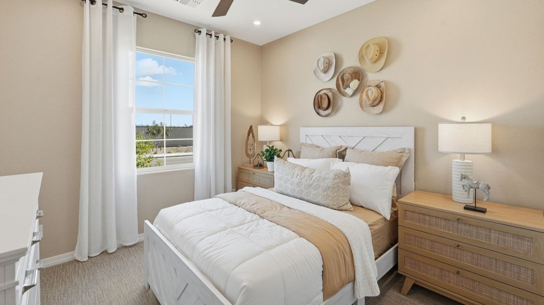 Furnished interior in a model home at Teravalis in Buckeye (Image 10).