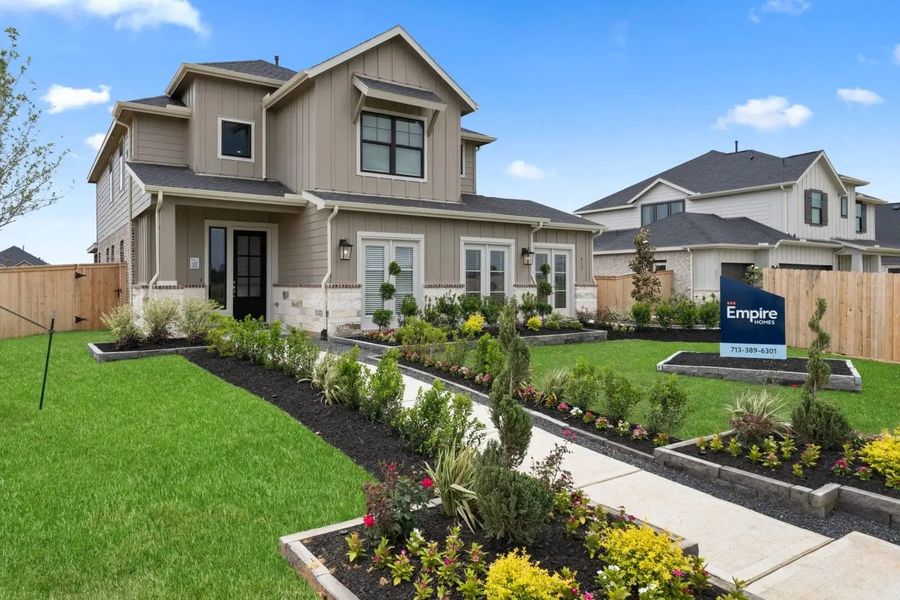 Street view of homes within the Meridian Ranch master-planned community in Peyton, CO (Image 16).