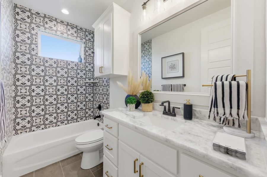 Furnished interior in a model home at Aledo Heights - Aledo ISD in Aledo (Image 49). Furnished interior in a model home at Aledo Heights - Aledo ISD in Aledo (Image 49).