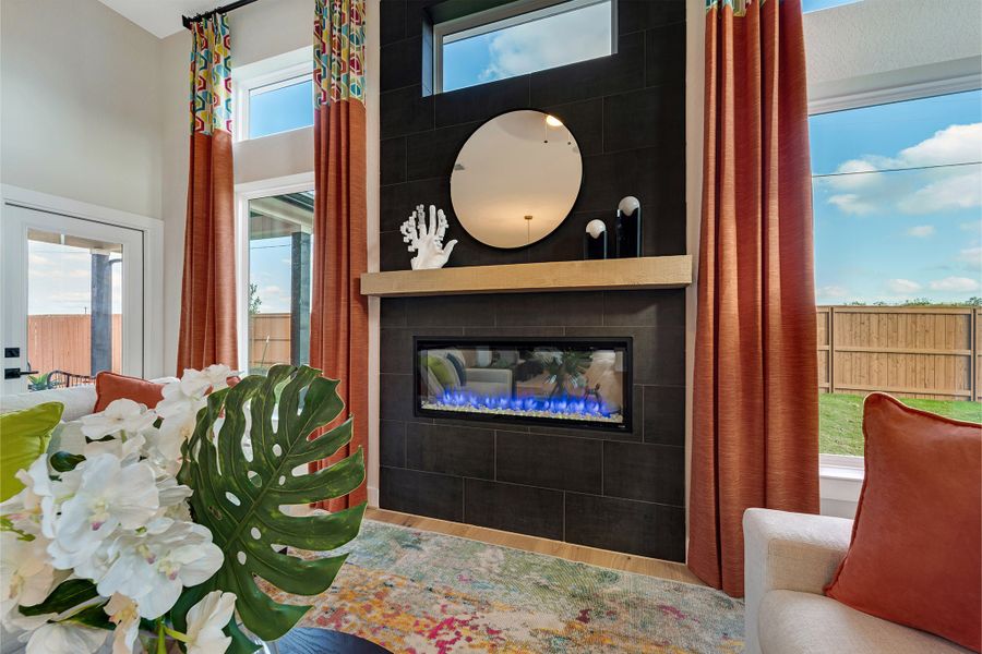 Furnished interior in a model home at Megan's Landing in Castroville (Image 27). Furnished interior in a model home at Megan's Landing in Castroville (Image 27).