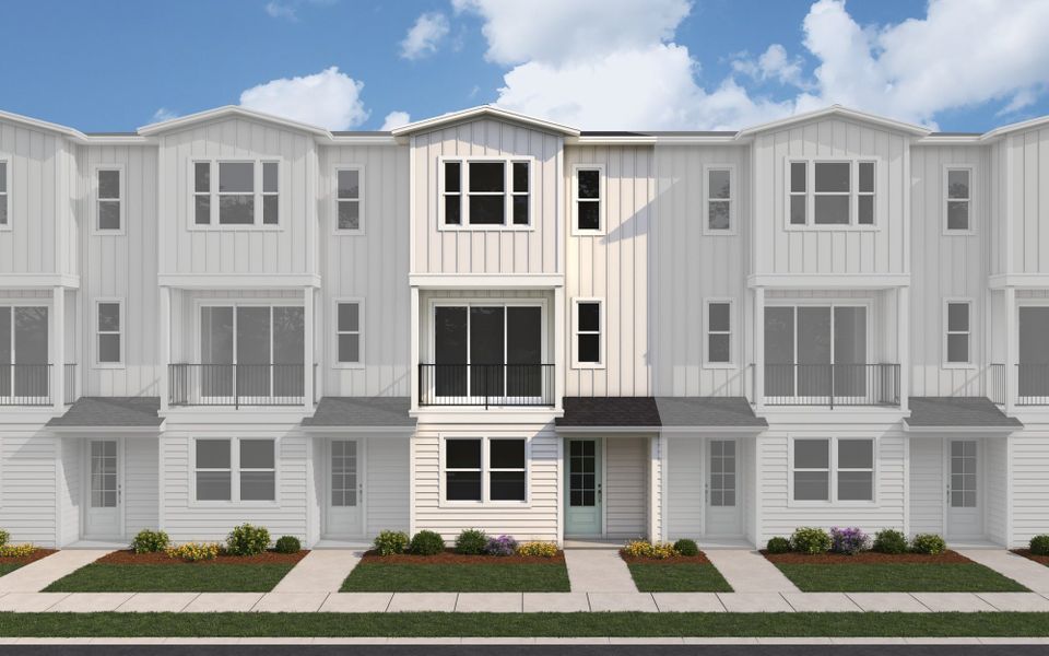 North Beach Townhomes New Homes in Jacksonville, FL.  - Slide 2