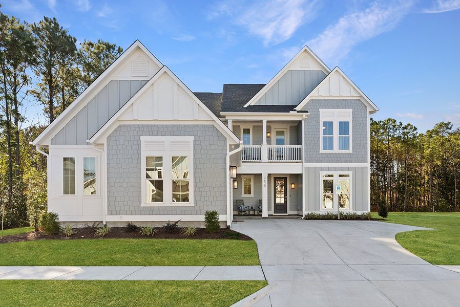 Front exterior of a home in the East & Mason community, located in Wilmington, NC (Image 27).