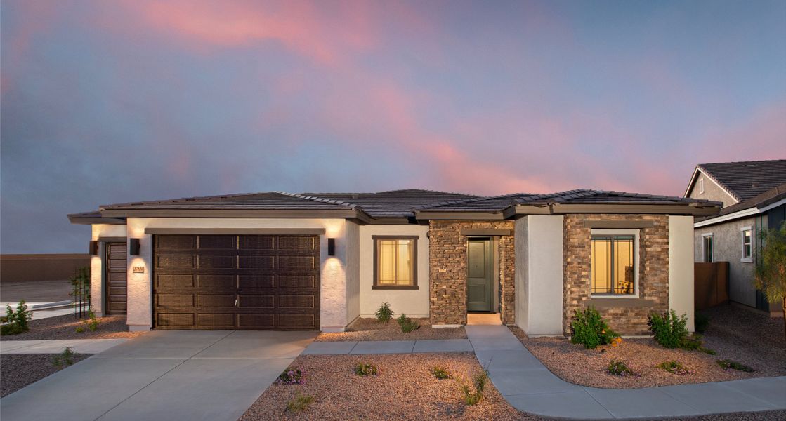 Exterior details of a home in Estates at Rancho Mirage, Maricopa (Image 3). Exterior details of a home in Estates at Rancho Mirage, Maricopa (Image 3).